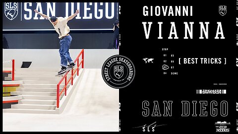 Giovanni Vianna 2nd Place SLS San Diego - Best Tricks