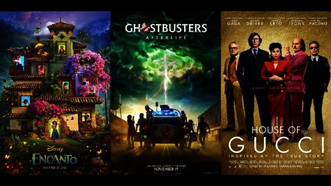 Encanto, Ghostbusters: Afterlife, House of Gucci = Box Office Movie Mashup, Flash Fiction