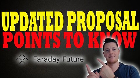 Faraday Updates RS Proposal - Why ?! │ Points to Know for Faraday ⚠️ Faraday Investors MUST Watch