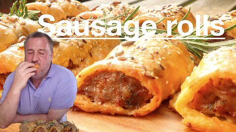 How to make crumbly homemade sausage rolls