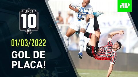 Calleri faz GOLAÇO DE BICICLETA, e São Paulo VENCE NO SUFOCO! | CAMISA 10 – 01/03/22