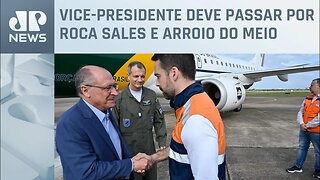 Alckmin chega ao Rio Grande do Sul para visitar cidades atingidas por ciclone