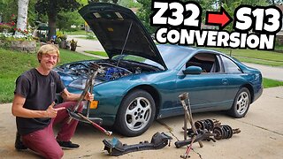 Converting my 300zx to fit 240sx MacPherson Suspension!