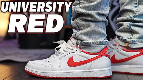 Air Jordan 1 Low " University Red " Review and On Foot