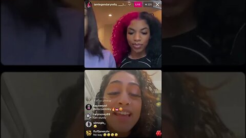 LENGENDARY RELLA IG LIVE: RELLA Gets Spammed on Her Live Comments Bout DDOSAMA & Buba (11-01-23)