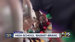 High school "basket brawl" in Phoenix