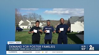 Demand for foster families