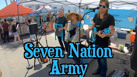 Seven Nation Army - White Stripes Cover on banjo, accordion and washboard