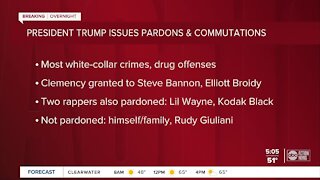 President Trump pardons 73 people including ex-strategist Steve Bannon
