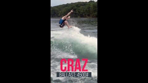 2023 Moomba Craz Short - Massive Ballast, Great Wave