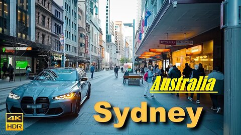 Australia Sidney George Street Walk Tour