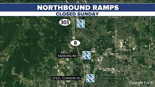 Construction on SR 8 to close entrance, exit ramps