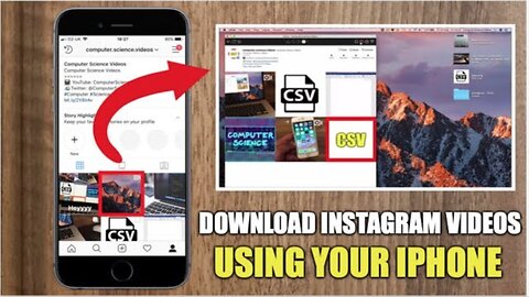 How To SAVE Your Own Video On Instagram Using Your iPhone - Basic Tutorial | New