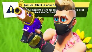 TAC SMG IS BACK IN FORTNITE