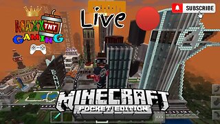 🔴 Minecraft City Mashup diss ( building)LIVE🔴