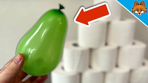 Wrap Toilet Paper around a Balloon and WATCH WHAT HAPPENS💥(Genius)🤯