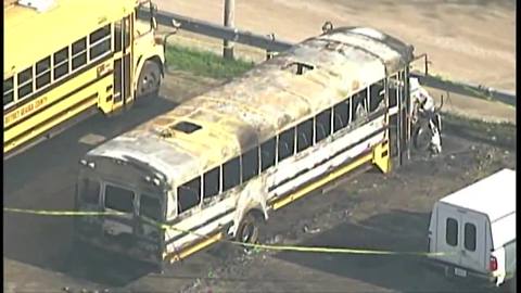 Chardon school bus torched in parking lot