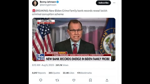 "Biden Family Members will Testify Soon!" Rep. James Comer 10-26-23 Judicial Watch