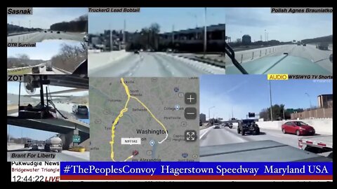 Live #ThePeoplesConvoy Day 20 Washington DC March 14 2022