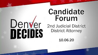 Denver Decides forum: 2nd Judicial District Attorney Candidates