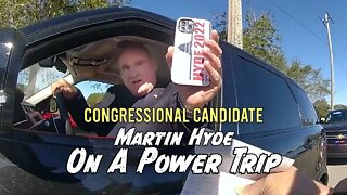 Congressional Candidate On a Power Trip Pulled Over By Police