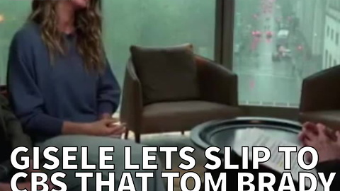 Gisele Lets Slip To Cbs That Tom Brady Had Concussions Last Year
