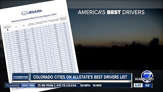 Colorado cities on Allstate's best driver's list