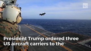 Trump Orders Three Largest Aircraft Carriers in World to Western Pacific