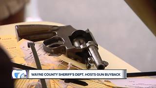 Wayne County Sheriff's Dept. Hosts Gun Buyback