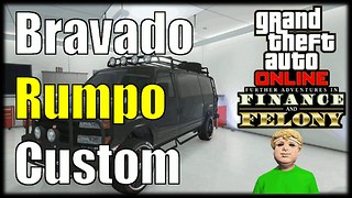 GTA 5 Online Finance And Felony DLC Bravado Rumpo Custom Gameplay