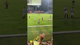 Port FC vs Bangkok United - Hamilton penalty shot in the rain