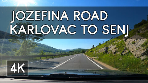 Road Trip - Historic Roads in Croatia (Pt.2): Jozefina Road - Karlovac to Senj - 4K UHD