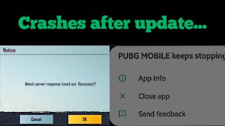 Kept Going AFK After Update!!! - PubG Mobile