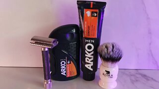 Arko Comfort orange shaving cream & Balm , first time using...