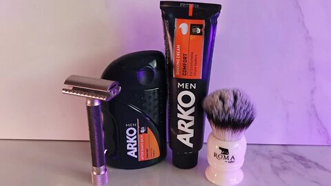 Arko Comfort orange shaving cream & Balm , first time using...