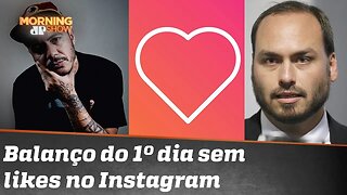 D2 contra Carlos Bolsonaro: as emoções do primeiro dia “sem likes” no Instagram