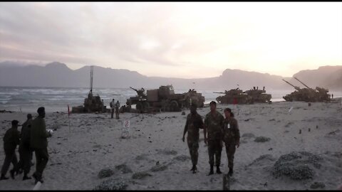 SOUTH AFRICA - Muizenberg - Armed Forces Day Celebrations - Live demonstration (Video) (zb6)