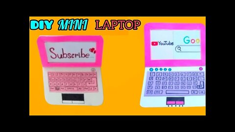 How to Make Laptop From Paper / DIY Paper Laptop / Origami Paper Craft