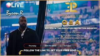 Live Zoom Meeting Invite⚜️Success in the Executive Protection Industry