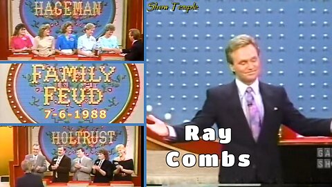 Ray Combs | Family Feud (1988) | Hageman vs. Holtrust | Full Episode