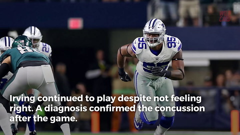 Cowboys Player David Irving 'Can't Put Words Together' After Concussion