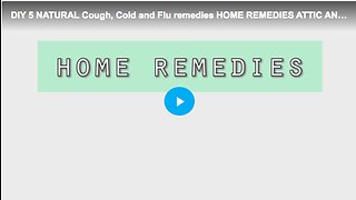 Five natural remedies for cough, cold and flu