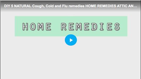 Five natural remedies for cough, cold and flu