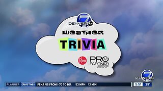 Weather Trivia: When is Denver's first average snowfall?