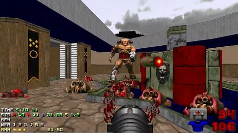 Doom 2 Cyberstalking Level 7 UV with 102% in 10:54 (Happy Canuck Day)