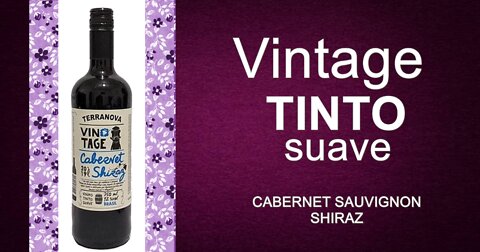Vinho Vintage Tinto Fino Suave 750ml