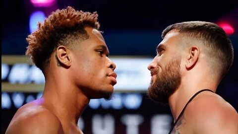 Devin Haney Launches Upcoming Opponent Vasiliy Lomachenko Across The Stage At Las Vegas