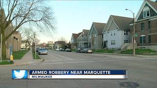 Armed robbery reported near Marquette