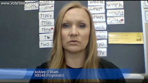 Ohio House Bill 248, Ashley O'Diam Proponent Testimony