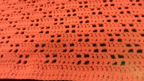 Left handed Velvety Filet stitch.